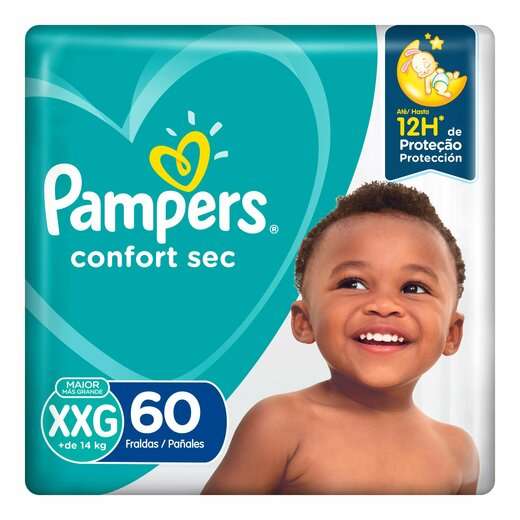 Image_Fralda Pampers Confort Sec XXG 60 Unidades