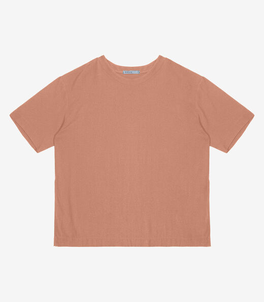 Blusa Feminina Manga Curta Endless Marrom