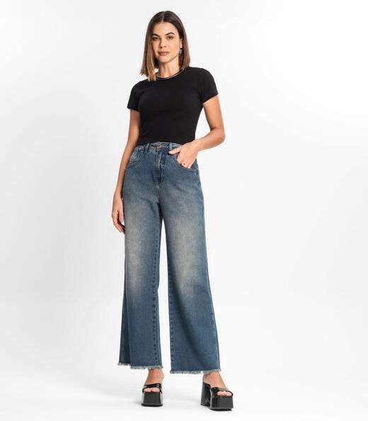 Blusa Cropped Ribana Básica Rovitex Branco