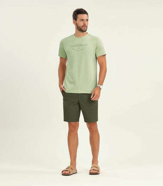 Image_Camiseta Masculina Cotton Leve Diametro Verde