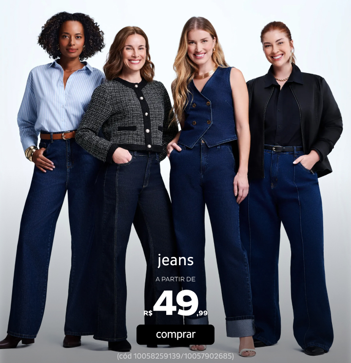 Jeans a partir de R$49,99