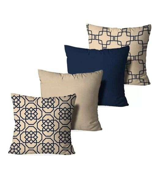 Image_Kit 4 Capas Para Almofadas Wevans Bege