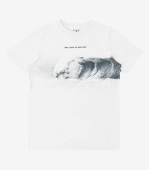 Image_Camiseta Meia Malha Masculina Diametro Branco