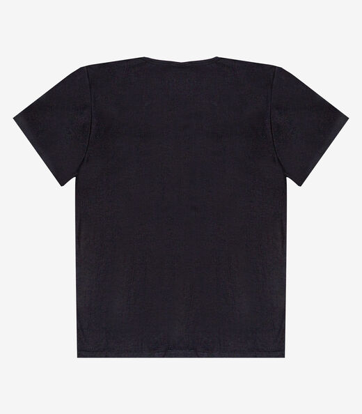 Blusa Feminina Com Estampa Infinita Cor Preto