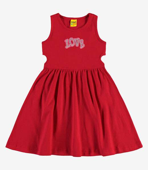 Image_Vestido em Ribana 2x1 Rovi Kids Vermelho