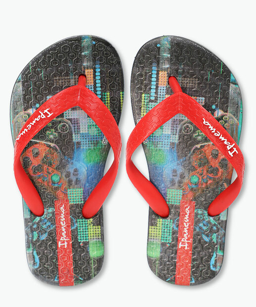 Chinelo Ipanema Infantil Temas Preto 