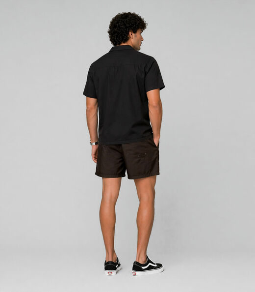 Bermuda Masculina Em Sarja Rota Da Onda Marrom