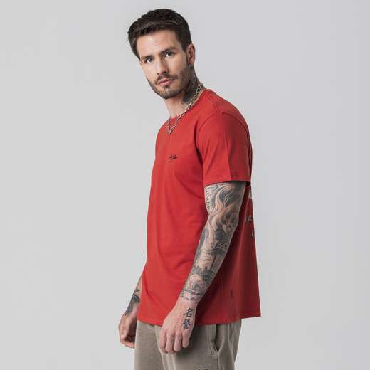 Camiseta Masculina Estampa Rock e Soda