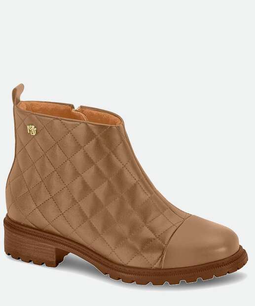 Bota Feminina Cano Curto Salto Grosso Modare 