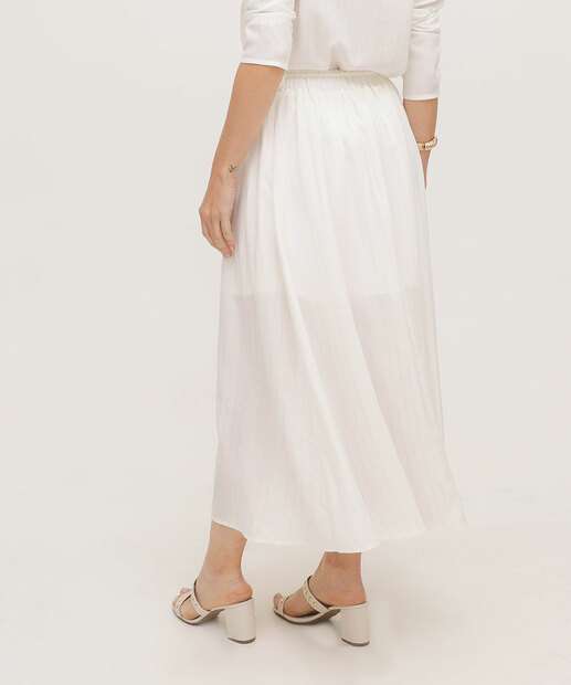Saia Longa Detalhes com Lurex