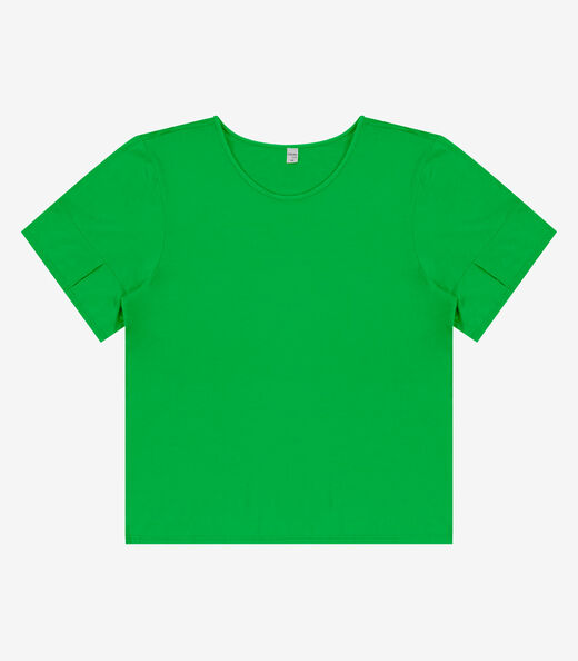 Blusa Plus Size Infinita Cor Rovitex Verde