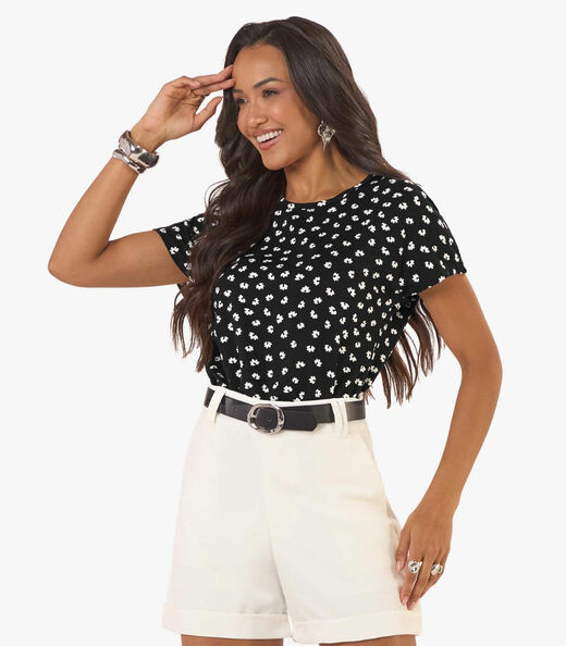 Image_Blusa Feminina Visco Maquinetado Estampada Rovitex Preto