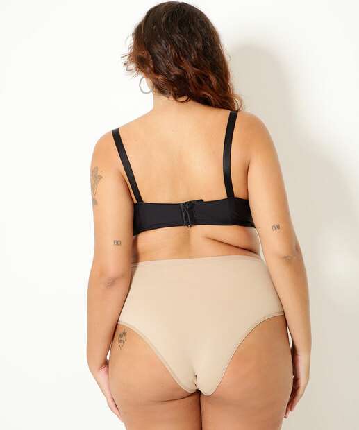 Kit 2 Calcinhas Plus Size Biquíni Recorte Marisa