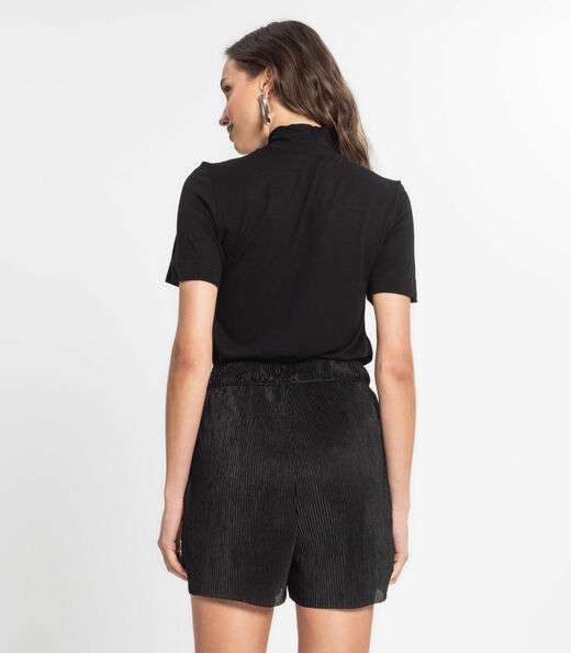 Blusa Feminina Gola Alta Endless Preto