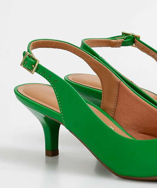 Scarpin Feminino Slingback Salto Fino Vizzano 