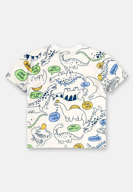 Conjunto Camiseta Dinos Bermuda Up Baby
