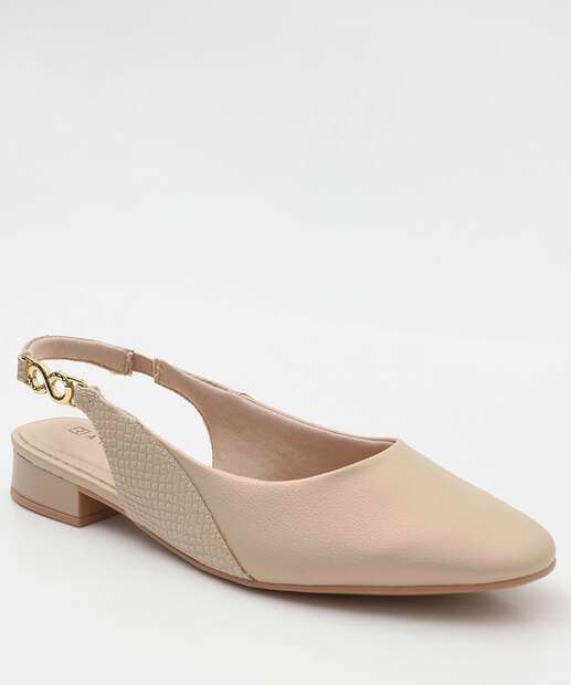 Image_Scarpin Feminino Slingback Salto Grosso Ramarim Bege