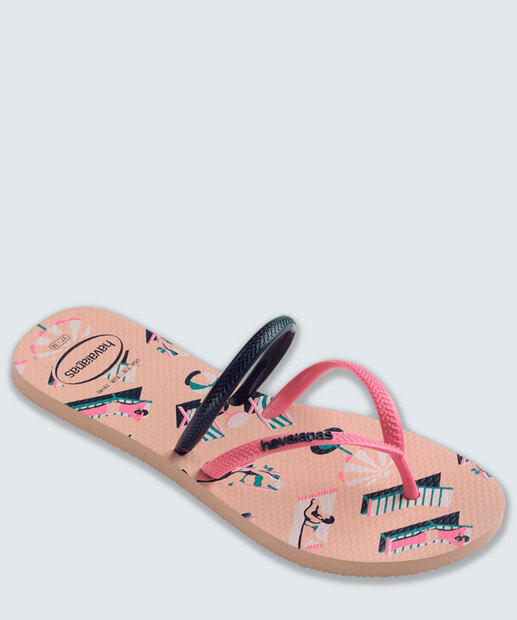 Chinelo Havaianas Feminino Flat Duo Vibes