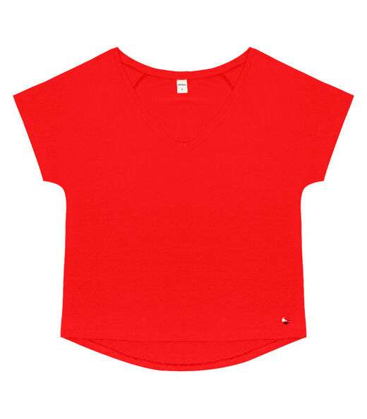 Blusa Feminina Viscotorcion Rovitex Laranja