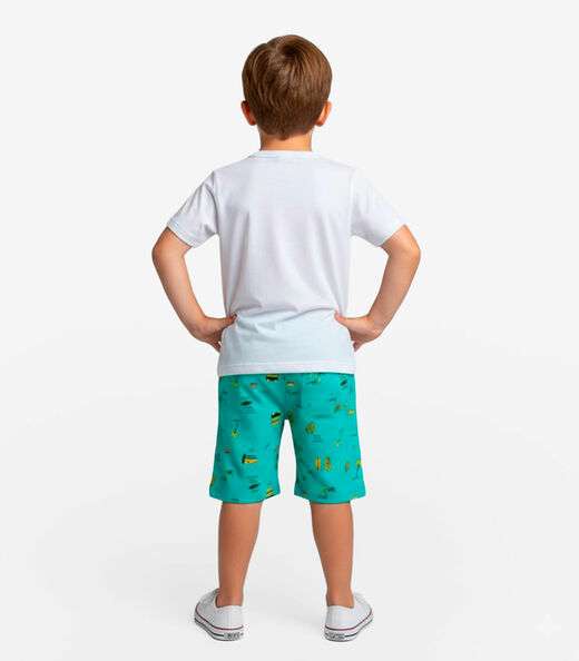 Conjunto Infantil Camiseta e Bermuda Select Verde