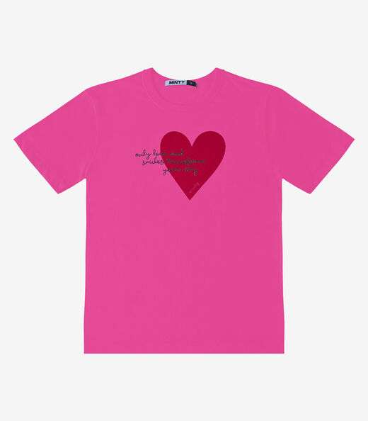 Image_T-shirt Meia Malha Feminina Minty Rosa