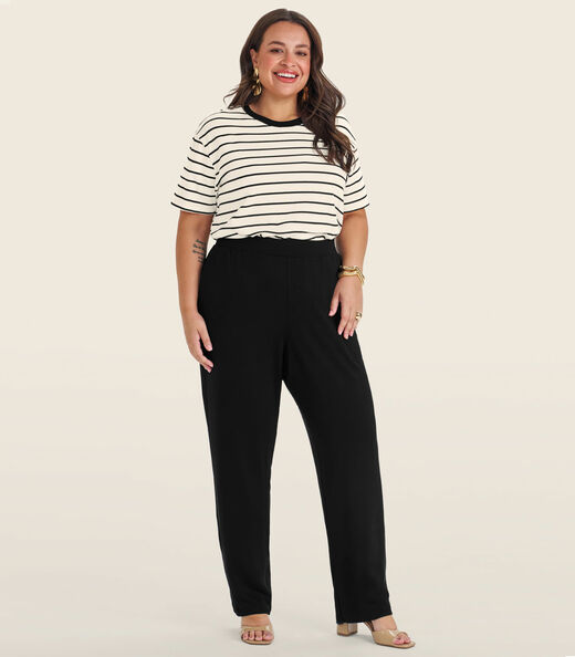 Image_Calça Feminina Plus Size Em Molecotton Secret Glam Preto
