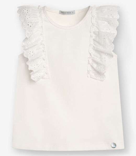 Regata Feminina Cotto Leve Trick Nick Bege