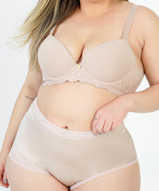 Sutiã Plus Size Com Base E Com Bojo Marisa