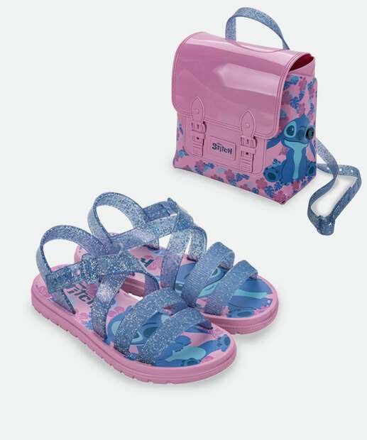 Image_Sandália Infantil Stitch Glitter Disney