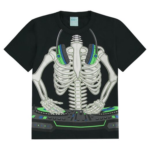 Pijama Infantil Masculino Camiseta e Bermuda Kyly