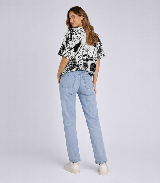 Blusa Feminina Com Estampa Infinita Cor Preto