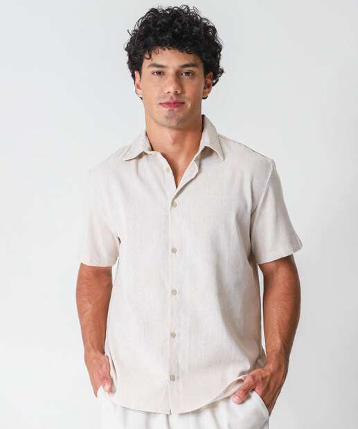 Image_Camisa Masculina Manga Curta MR Off White