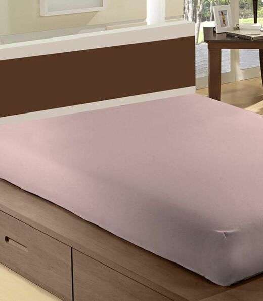 Image_Lençol Avulso Queen Microfibra Com Elástico Camesa Rosa
