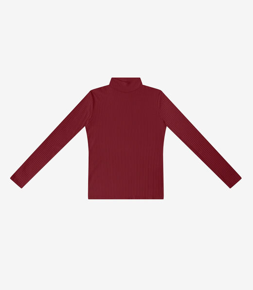 Image_Blusa Manga Longa Ribana Canelada Rovitex Vermelho