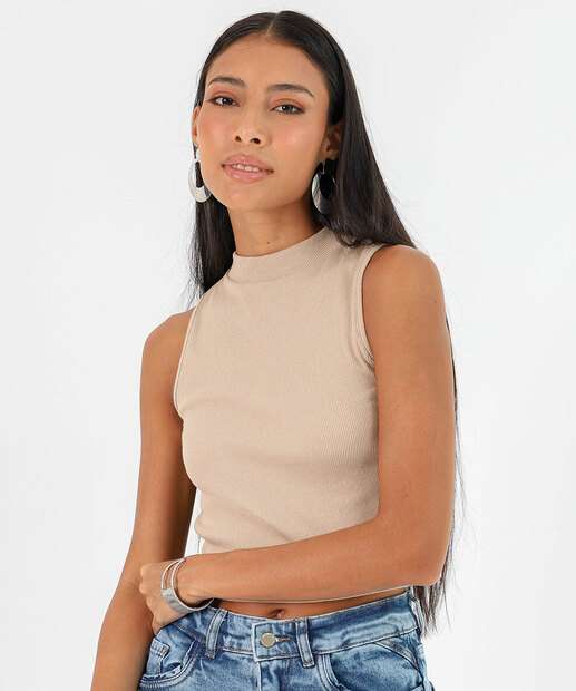 Image_Blusa Regata Feminina Canelada Halter Neck Marisa