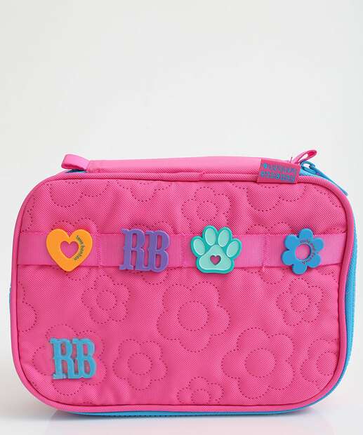 Estojo Escolar Infantil  Rebecca Bonbom Rosa