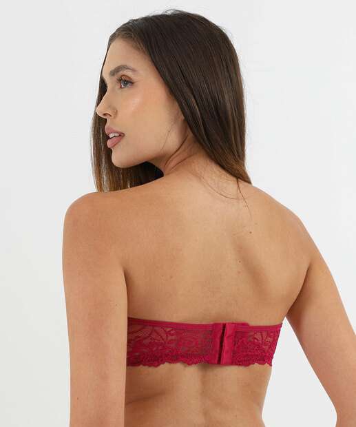 Sutiã de Renda Tomara Que Caia Marisa Rosa