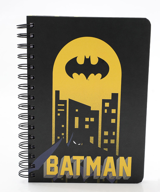 Image_Caderneta Anotações Batman Warner Bros Preto