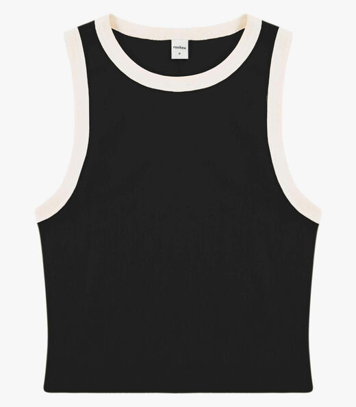 Image_Regata Feminina Básica Ribana Com Detalhe Rovitex Preto