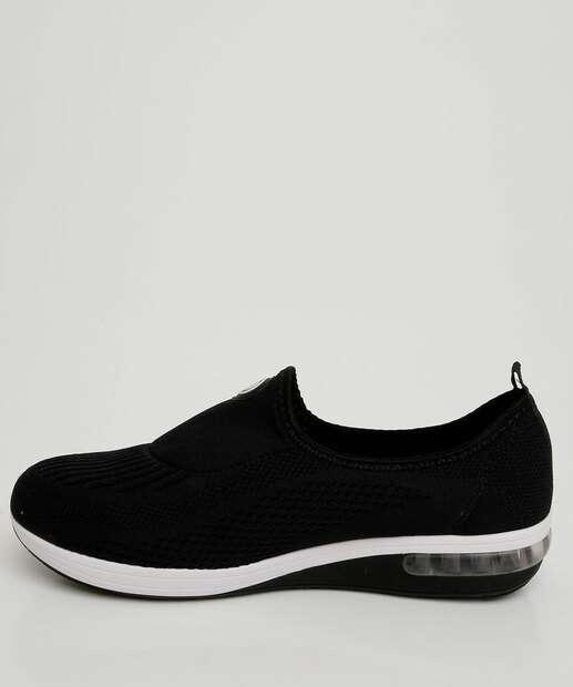 Tênis Casual Feminino Knit Textura Modare