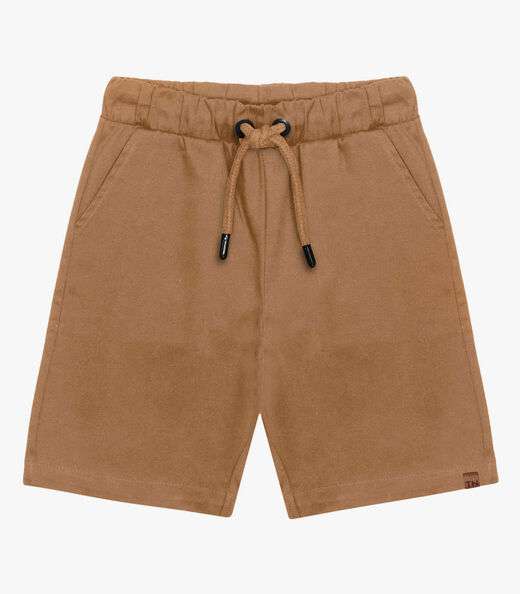 Image_Bermuda Infantil Em Sarja Trick Nick Marrom