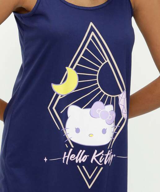 Camisola Estampa Hello Kitty Alças Largas Sanrio
