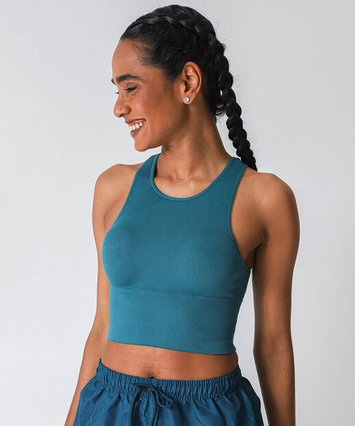 Image_Top Fitness Nadador Sem Costura Marisa Azul