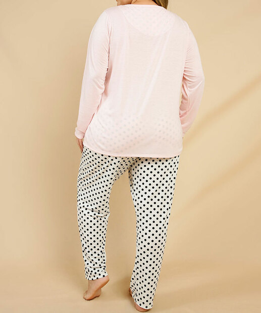Pijama Plus Size Feminino Estampa Poá Marisa