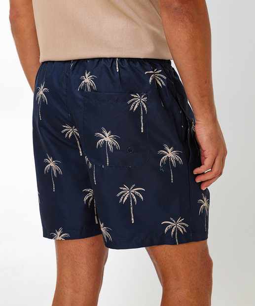 Bermuda Masculina Surf Coqueiros Marisa Azul