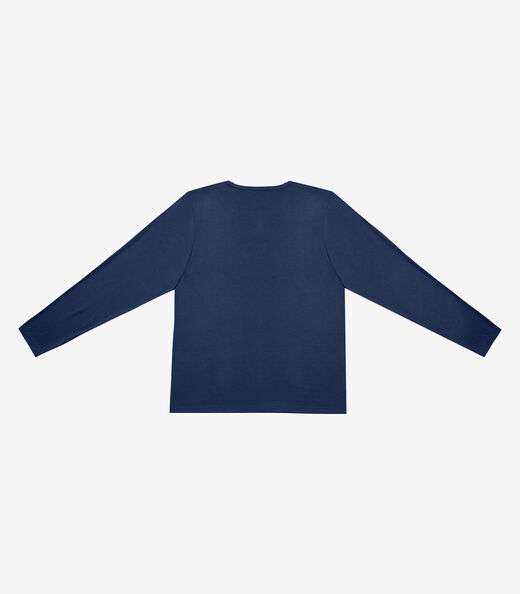 Blusa Térmica Masculina Manga Longa Select Azul