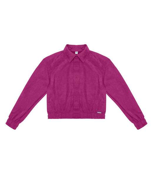 Jaqueta Suede Feminina Rovitex Roxo