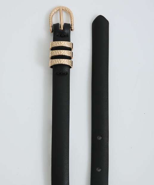 Cinto Feminino Fivela Marisa Preto