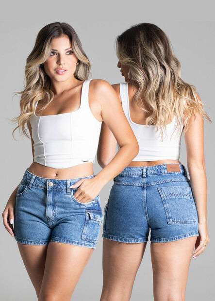 Shorts Jeans Sawary Cargo - 275401