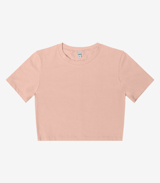 Blusa Básica Feminina Cotton Leve Rovitex Rosa